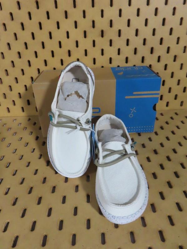 Hey Dude Wendy Youth Disco White EU 30 US Size Kid's 11
