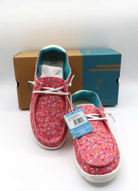 Hey Dude Wendy Youth Pink Sprinkles US Youth 6 Women 7 - EU 38