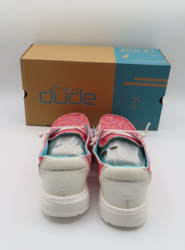 Hey Dude Wendy Youth Pink Sprinkles US Youth 6 Women 7 - EU 38