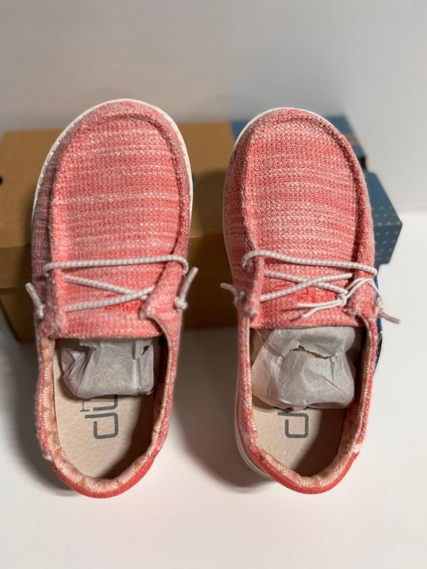 Hey Dude Wendy Youth Stretch Coral Pearl 130125071 - EUR 30 / US Kid's 11