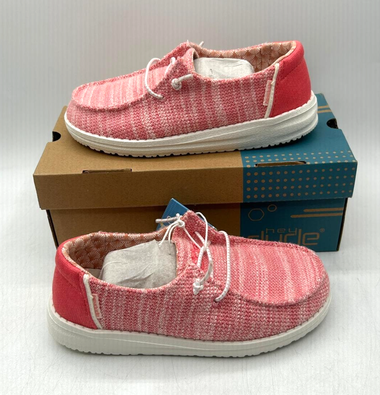 Hey Dude Wendy Youth Stretch Coral Pearl EU 32 - US Kid's 13