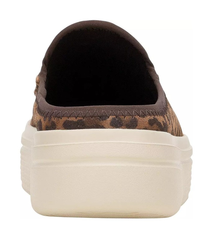 Hey Dude Women's Austin Lift Classic Shoes Color: Brown Leopard