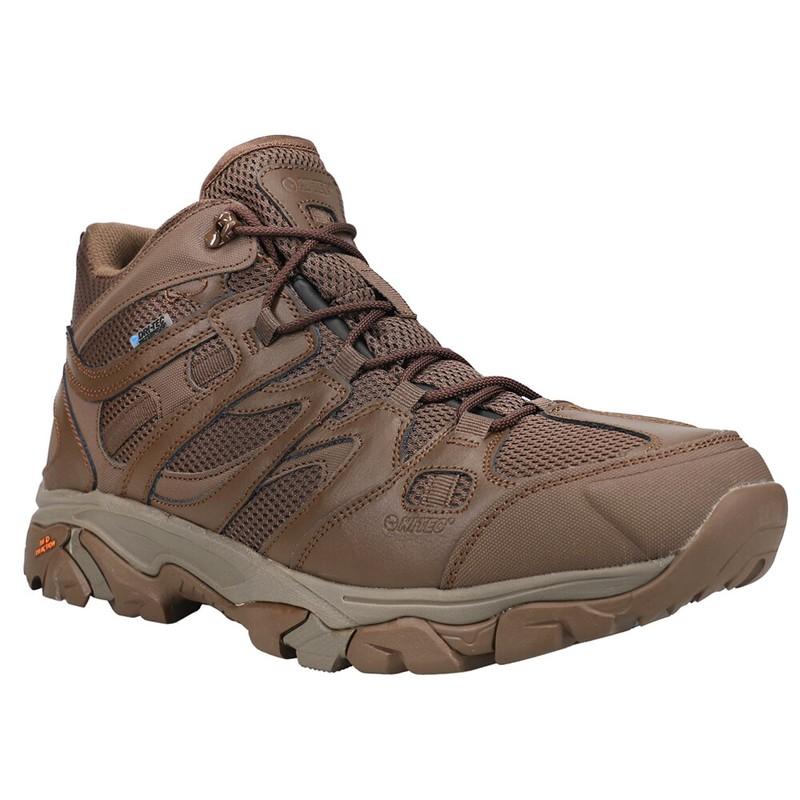 Hi-Tec Ht Ravus Mid Wp Lace Up Hiking Mens Brown Casual Boots CH80007M-E
