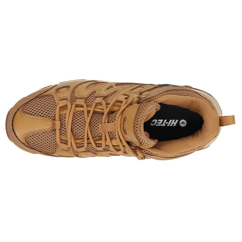 Hi-Tec Ht Ravus Mid Wp Lace Up Hiking Mens Brown Casual Boots CH80007M-TT