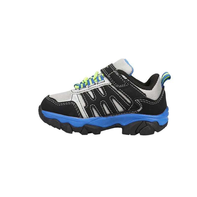 Hi-Tec Ravus Rush Low Hiking Toddler Boys Black Blue Grey Sneakers Athletic S