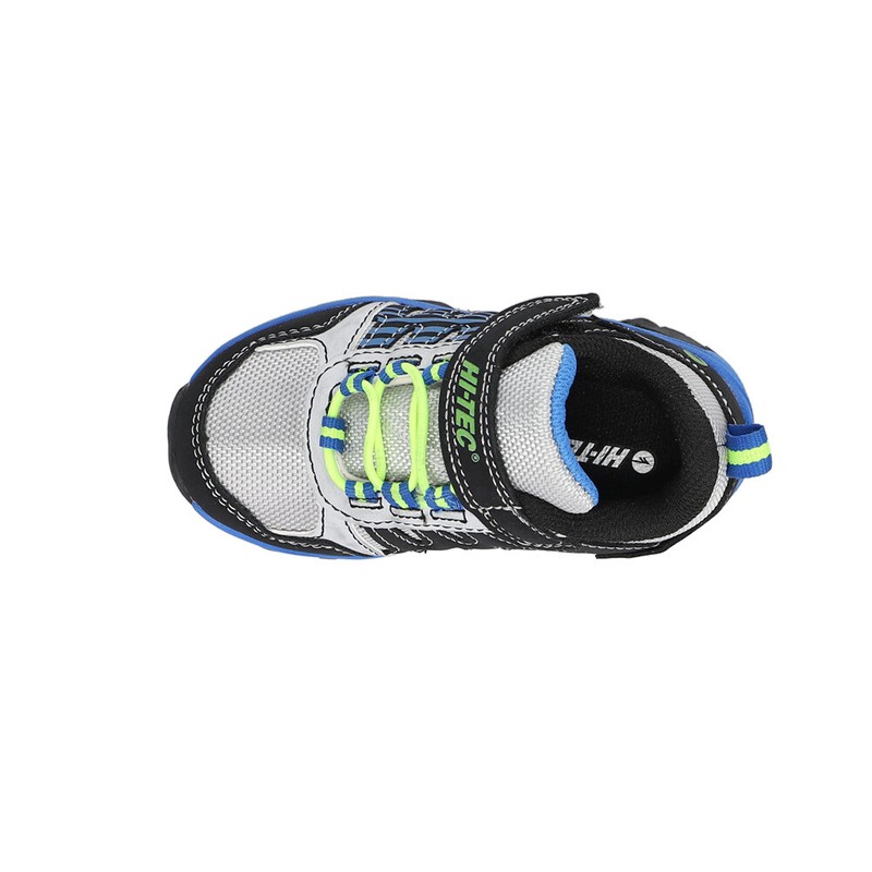 Hi-Tec Ravus Rush Low Hiking Toddler Boys Black Blue Grey Sneakers Athletic S