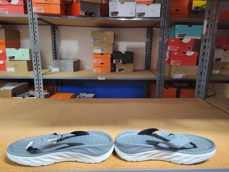 Hoka One Men Ora Recovery Flip 1099675 BGMR Balsam Grn Mercury Size 7 8 & 12