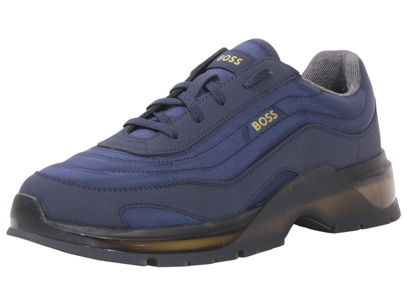 Hugo Boss Men's Netroit Sneakers Low-Top Shoes Dark Blue