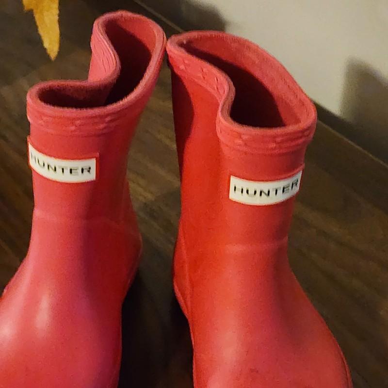 Hunter Baby Toddler Girls Sz 4 Pink Rubber Waterproof Rain Boots
