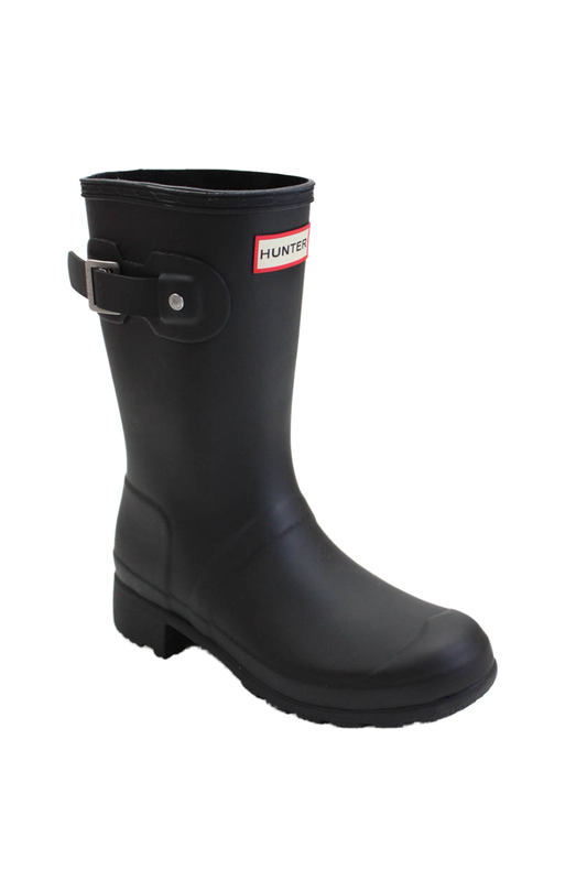 Hunter Boots Womens Original Tour Short Boots - Black Size 5