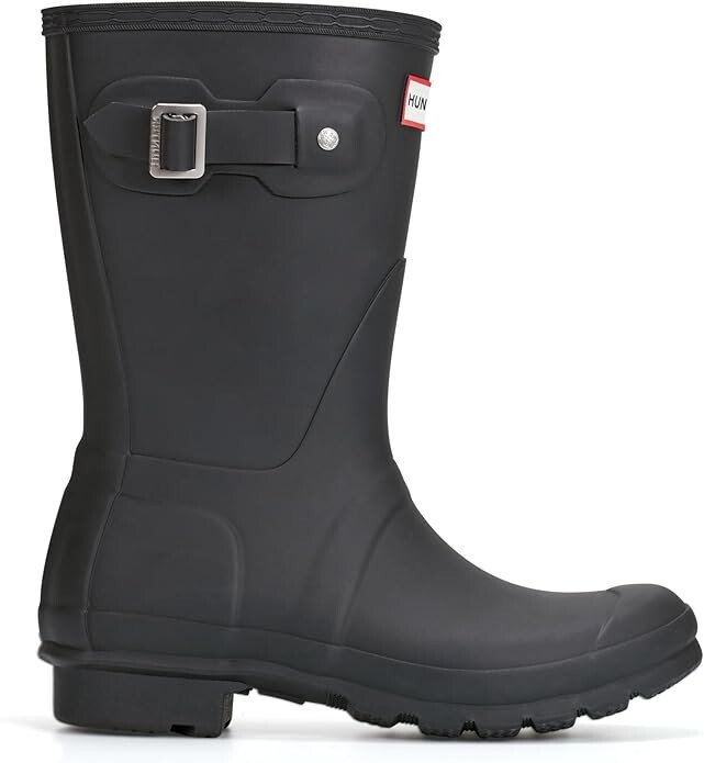 Hunter Women's Original Short Boot Black - US 7 EU 38