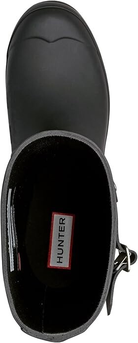 Hunter Women's Original Short Boot Black - US 7 EU 38