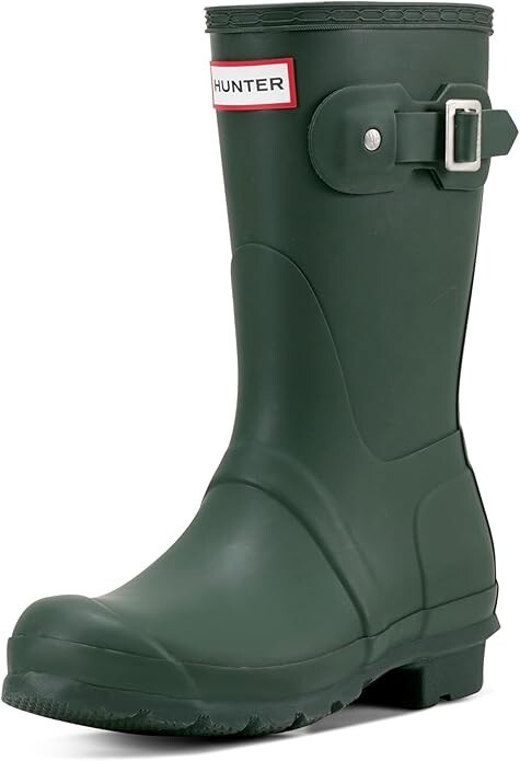 Hunter Women's Original Short Boot Green- US 10 EU 42