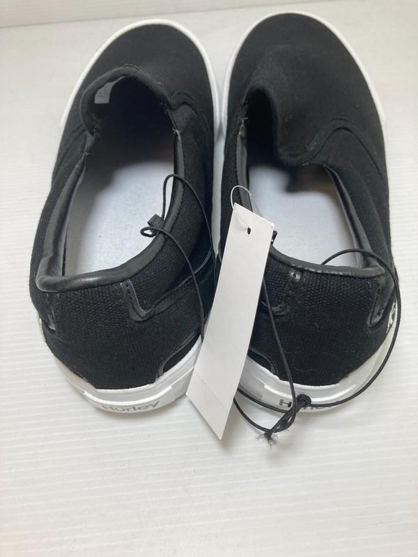 Hurley Men's Arlo Canvas Slip-on Shoe Sneaker (Black Size 8 REG) NWOB