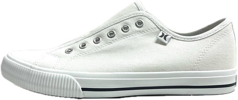 Hurley Women's CHLOE Slip On No Laces Sneakers WHITE Choose Size