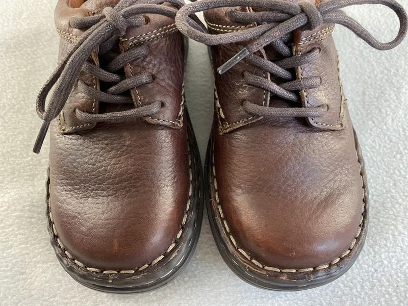 Hush Puppies Boys Size 11 M Junction Tie Oxfords Brown Leather