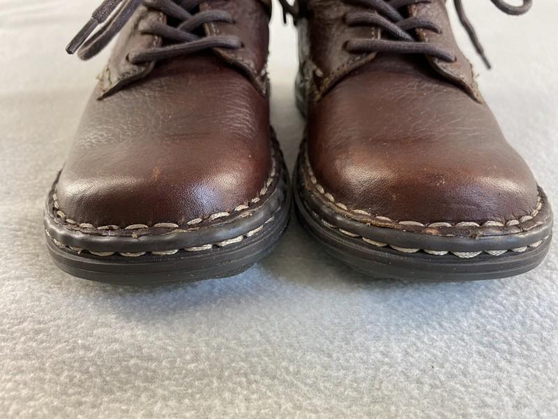Hush Puppies Boys Size 11 M Junction Tie Oxfords Brown Leather