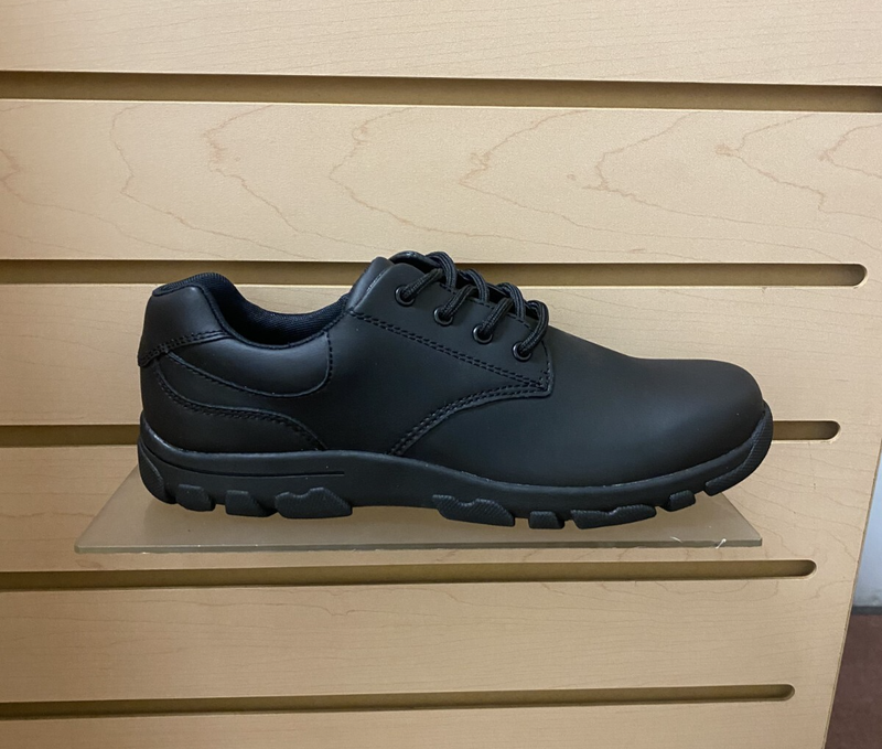Hush Puppies Chad Black Oxford- Little and Big Kids