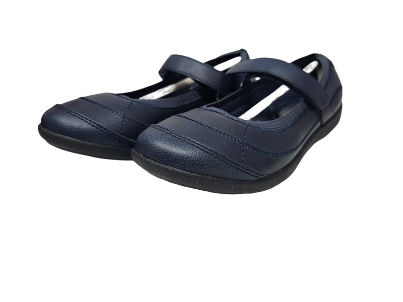 Hush Puppies HP Reese Navy Big Girl Dress Shoes Various Sizes HP855894