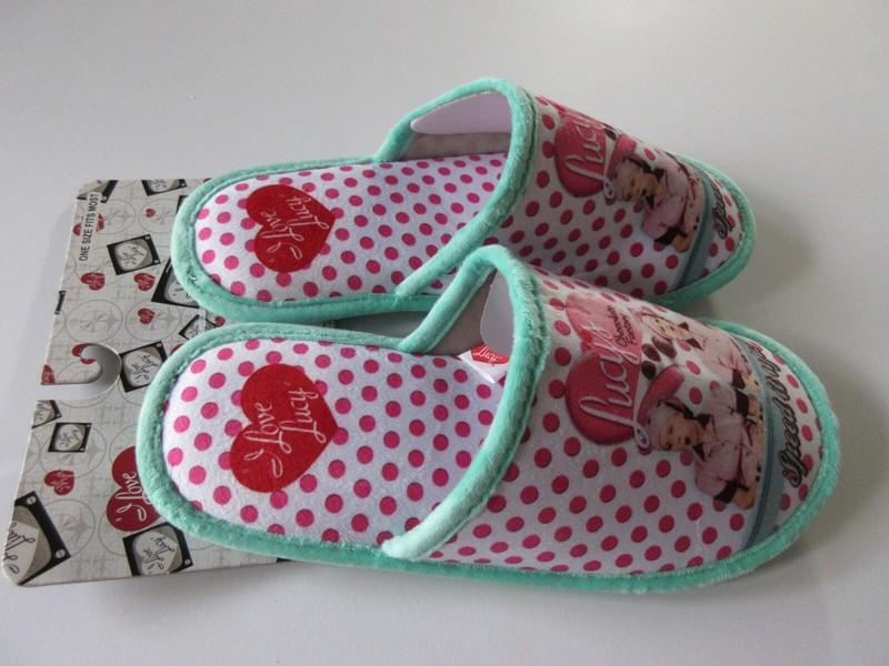 I Love Lucy Slip On Chocolate Factory Slipper One Size Fits Most - Licensed New