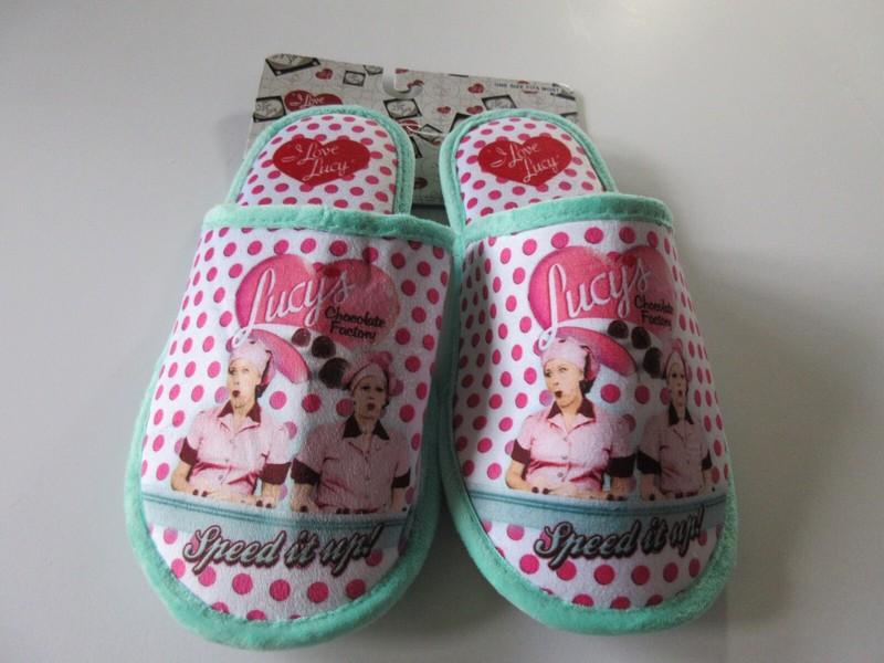 I love Lucy Slip On Chocolate Factory Slipper One Size Fits Most - Licensed New