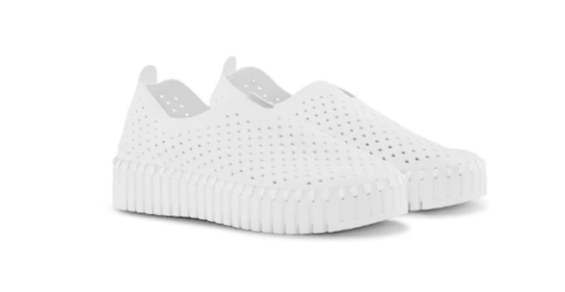 Ilse Jacobsen Tulip 3373 Platform White Slip-on Shoe Women's EU Sizes 36-41 NEW