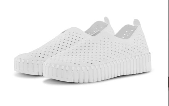 Ilse Jacobsen Tulip 3373 Platform White Slip-on Shoe Women's EU sizes 36-41 NEW