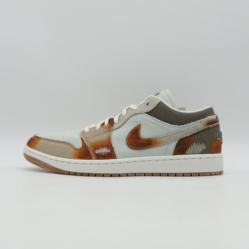 IM6664-991 Nike Air Jordan 1 Low SE Multi-Color Sail Light Bone (Men's)