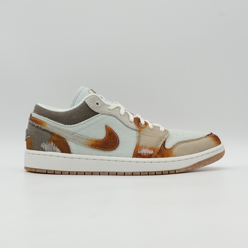 IM6664-991 Nike Air Jordan 1 Low SE Multi-Color Sail Light Bone (Men's)