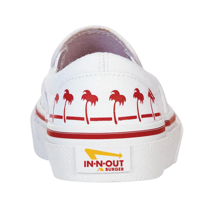 In-N-Out Burger White Drink Cup Slip-On Shoes NEW Size 9 10 11 12 FREE SHIPPING