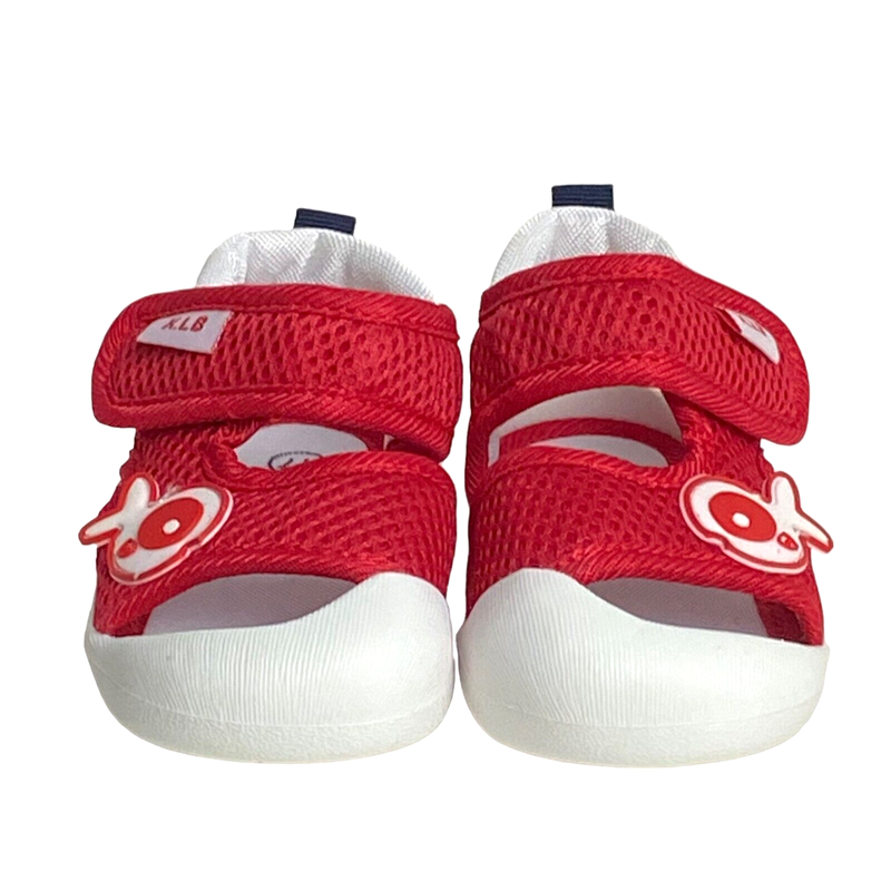 Infant 2 Walking Sneaker Sandals Rubber Sole Mesh Sport Shoes Red