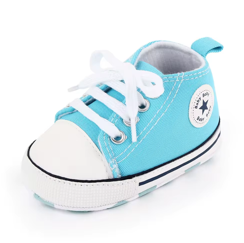 Infant Baby Classic Canvas Shoes Boy Girl Soft Sole Size Fashion Cute