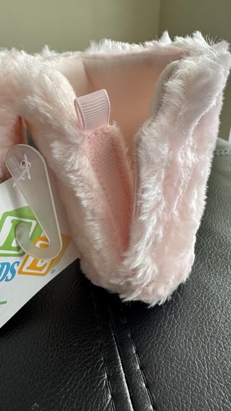 INFANT BABY GIRL's Little Princess Furry SHOES BOOTS Size 12 To 18 Mos