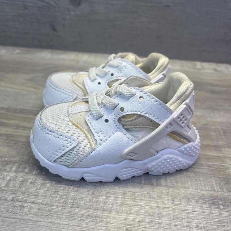 Infant Nike Huarache Run Slip On Shoe White 704950-110 Size 3 C