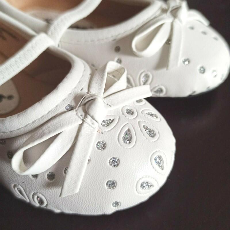 Infant Toddler Girls Ballet Flat Slip On Casual Shoes Size 5 6 7 New