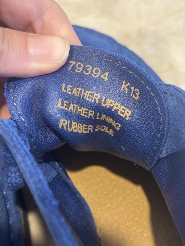 J. Crew Crewcuts MacAlister Coastal Blue Suede Boy’s Chukka Boots Size 13 EUC