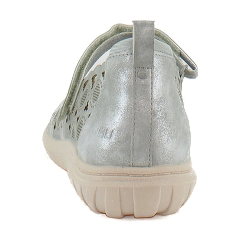 Jambu Anne Womens Flats Silver Shimmer