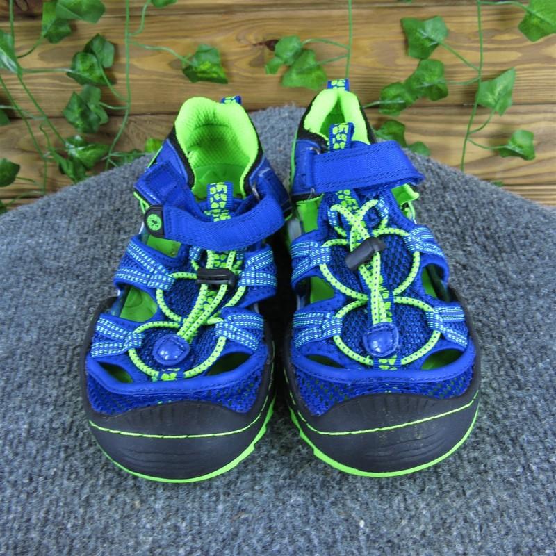 Jambu Sandals Boys Y 1 Medium Sandal Blue Synthetic Hook & Loop