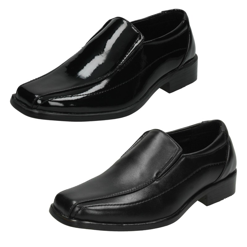 JCDees Boys Formal Slip On Shoes N1R077