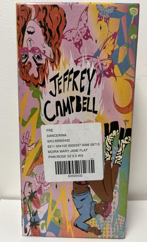 Jeffrey Campbell Pink Ballet Flats Mary Jane Shoes With Box - Women Size 6.5