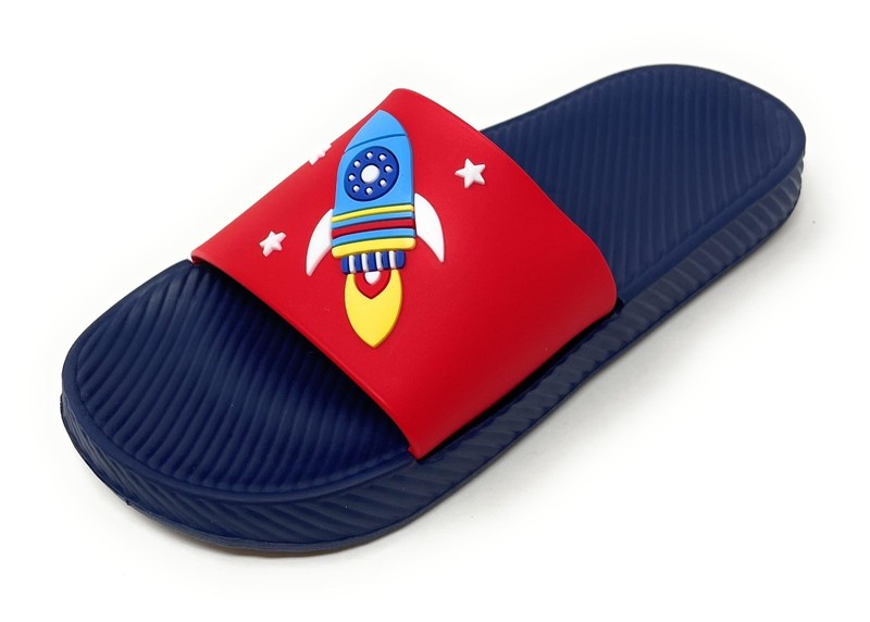 JEFFRICO Boys Comfort Sandals Kids Slip On Lightweight EVA Water Shower Slides