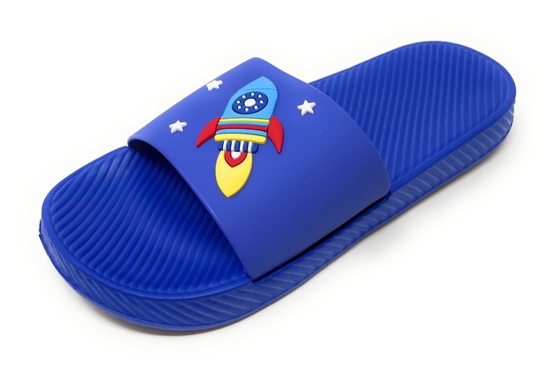 JEFFRICO Boys Comfort Sandals Kids Slip On Lightweight EVA Water Shower Slides