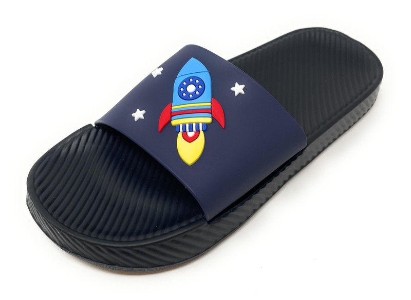 JEFFRICO Boys Comfort Sandals Kids Slip On Lightweight EVA Water Shower Slides