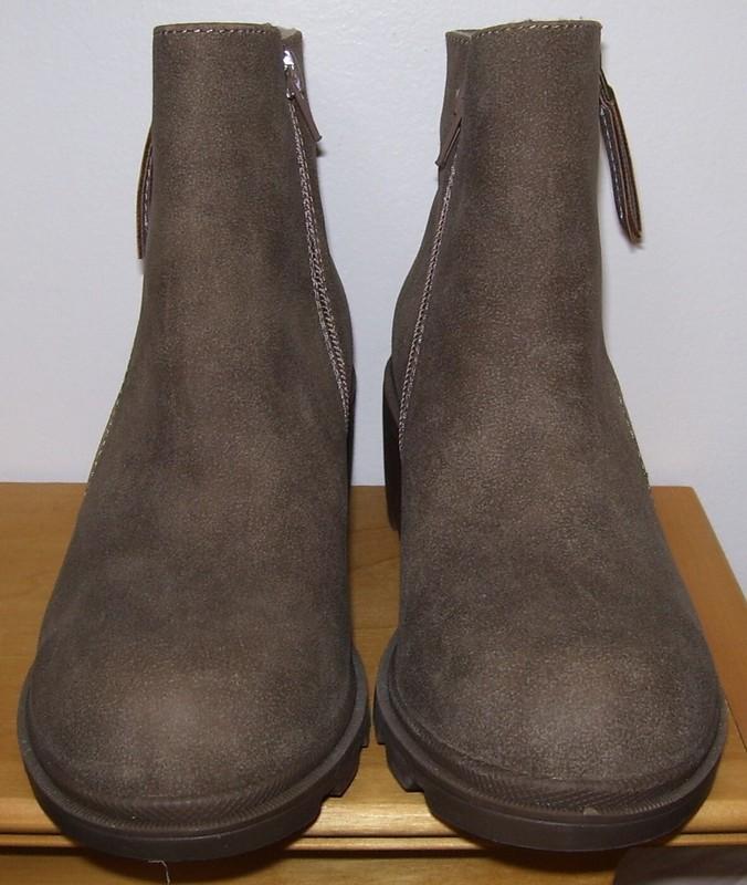 Jellypop Girls KID TAYLAR Brown Block Heel Boots Sz 3 NEW