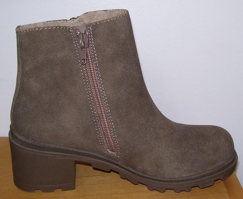 Jellypop Girls KID TAYLAR Brown Block Heel Boots Sz 3 NEW