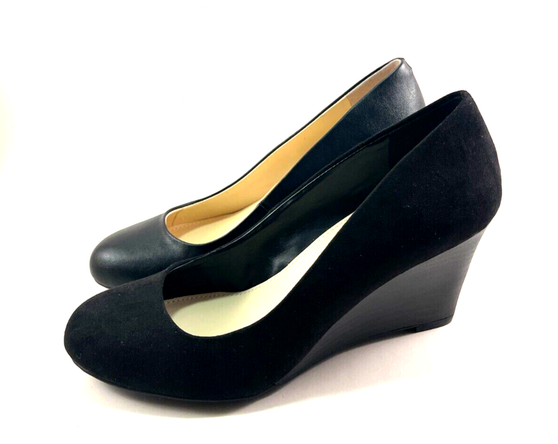 Jessica Simpson Sampson Black Mid Wedge Pump Choose/ Material