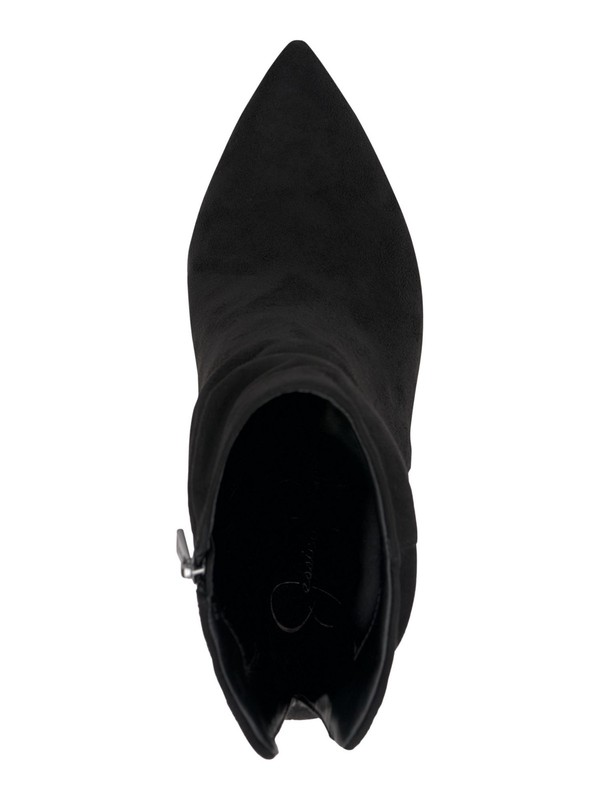 JESSICA SIMPSON Womens Black Split Upper Back Lerona Toe Stiletto Booties 5.5 M