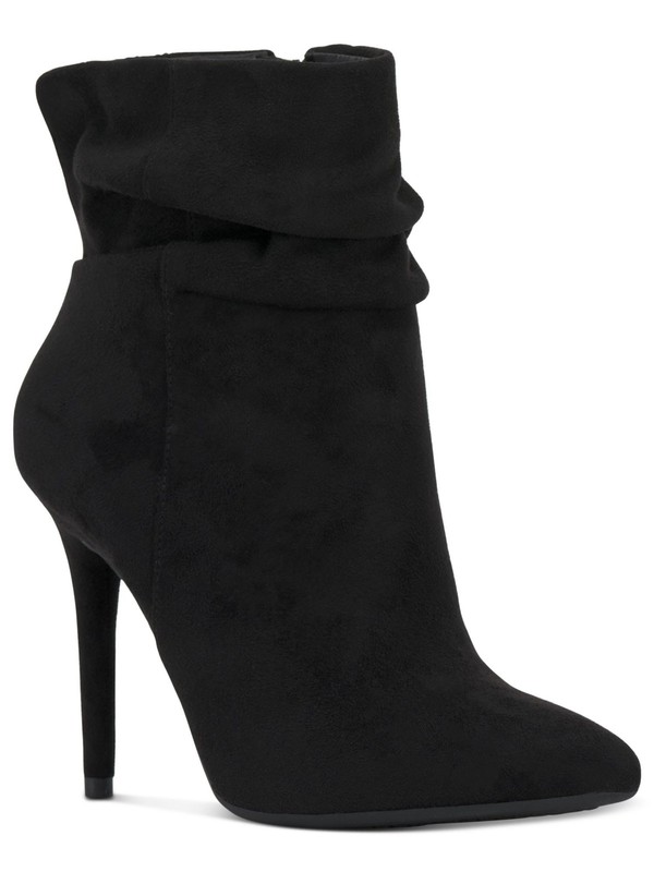 JESSICA SIMPSON Womens Black Split Upper Back Lerona Toe Stiletto Booties 5.5 M