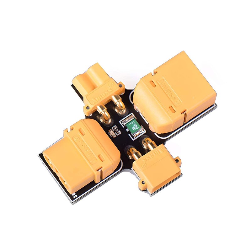JHEMCU Smoke Stopper 1-6S XT60 / XT30 Resettable In-Line Fuse Short Circuit Prot