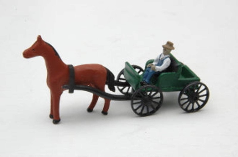 JL Innovative Design 337 HO Scale Buggy and Horse & Driver